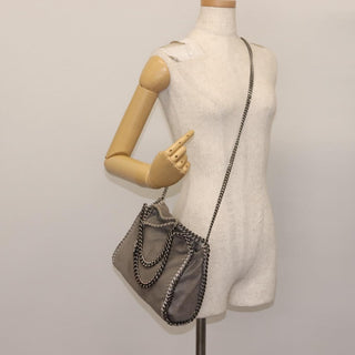 Stella McCartney Falabella Fold Over Crossbody Bag Shaggy Deer