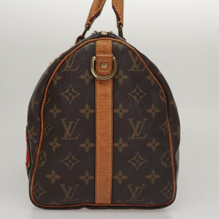 Louis Vuitton Speedy Bandouliere Bag Limited Edition Patches Monogram Canvas