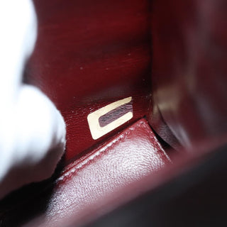 Chanel Vintage Trapezoid CC Flap Bag Leather