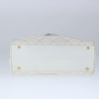 Chanel Surpique Zip Around Satchel Quilted Leather