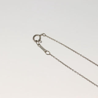 Tiffany & Co. Elsa Peretti Bean Pendant Necklace Sterling Silver