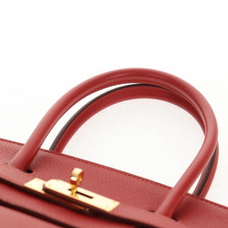 Hermes Birkin Handbag Red Togo with Gold Hardware