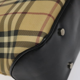 Burberry Nova Check Tote Canvas and Leather
