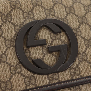 Gucci Interlocking G Messenger Bag GG Coated Canvas