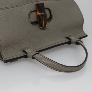 Gucci Bamboo Daily Top Handle Bag Leather