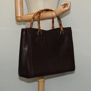 Gucci Bamboo Handle Tote Leather
