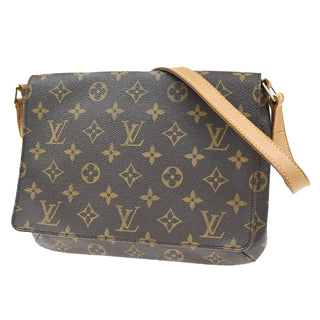 Louis Vuitton Musette Tango Handbag Monogram Canvas
