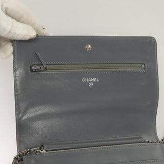 Chanel Wallet on Chain Camellia Patent