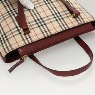 Burberry Nova Check Tote canvas check pattern