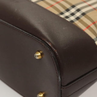 Burberry Nova Check Tote canvas check pattern