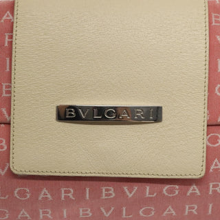 Bvlgari B.Zero1 Logomania Bag Canvas with Leather