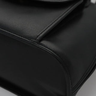 Celine Circle Logo Handbag Leather