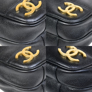 Chanel Triple CC Chain Shoulder Bag Caviar Leather