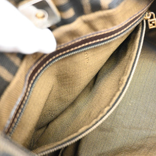 Fendi Vintage FF Handle Tote Zucca Canvas
