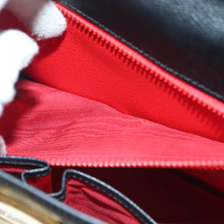 Celine Vintage Convertible Turnlock Top Handle Bag Leather